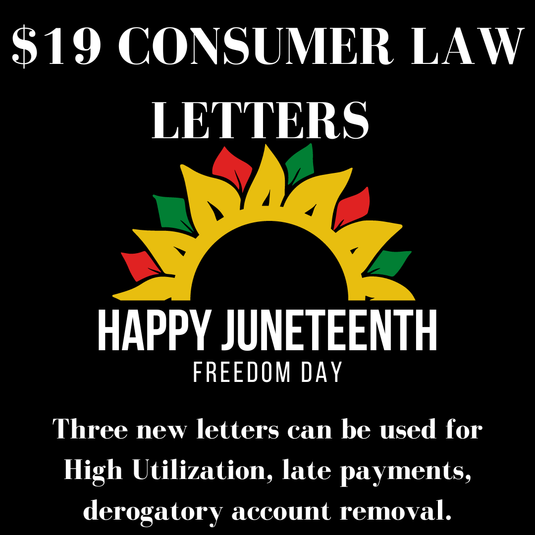 New Consumer Law Challenge Letters