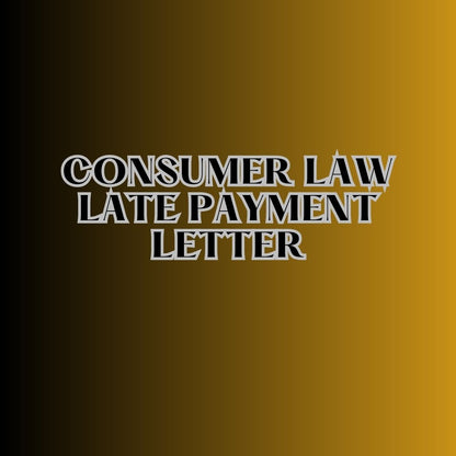 Consumer Law Late Payment Removal