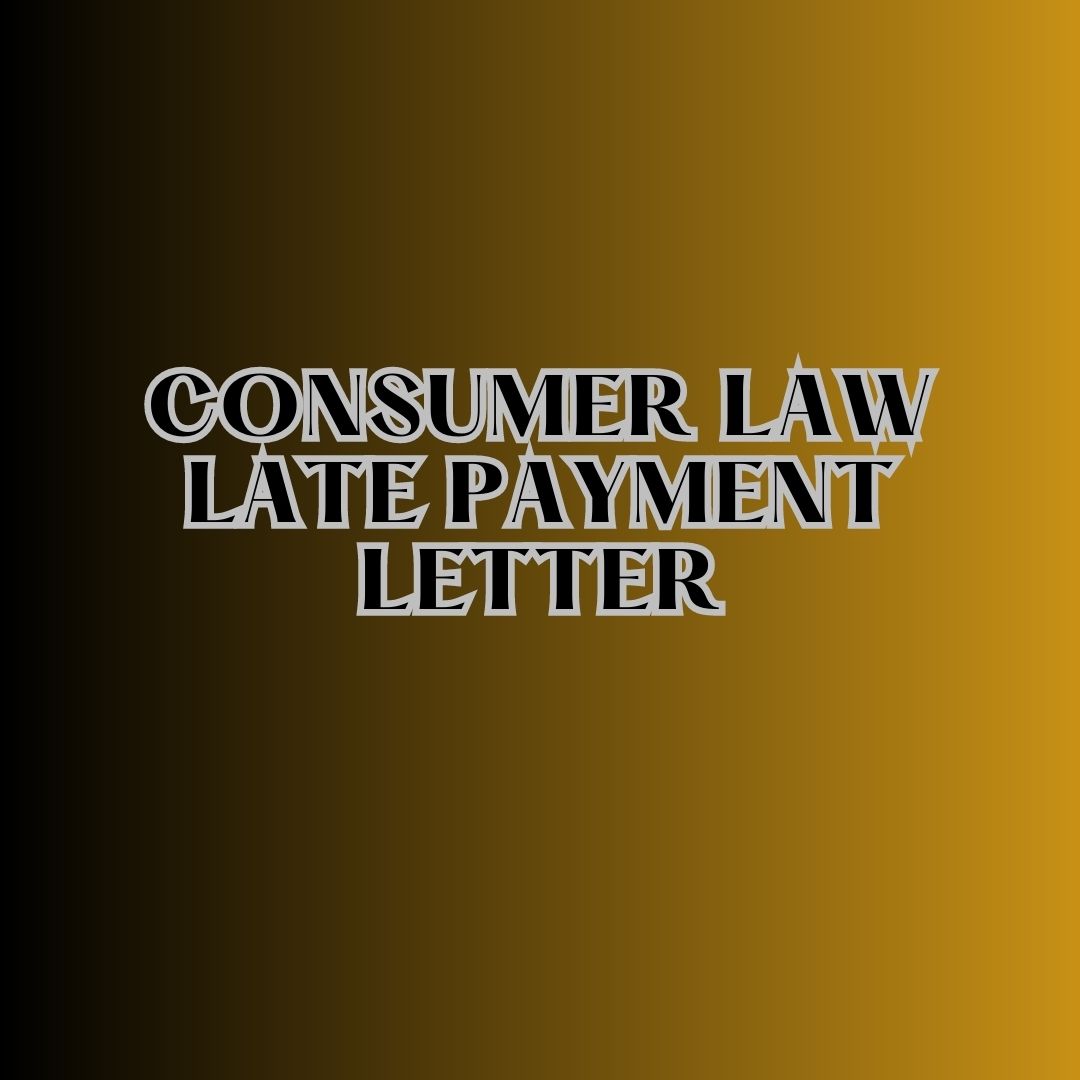 Consumer Law Late Payment Removal