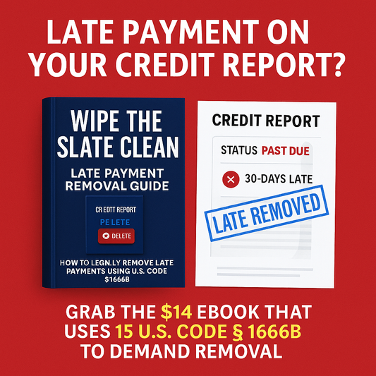 Late Payment Removal Ebook