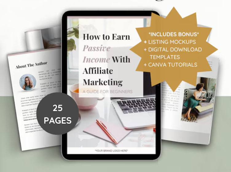 Done For You PLR eBook Affiliate Marketing Guide | eBook Canva Template | Private Label Rights