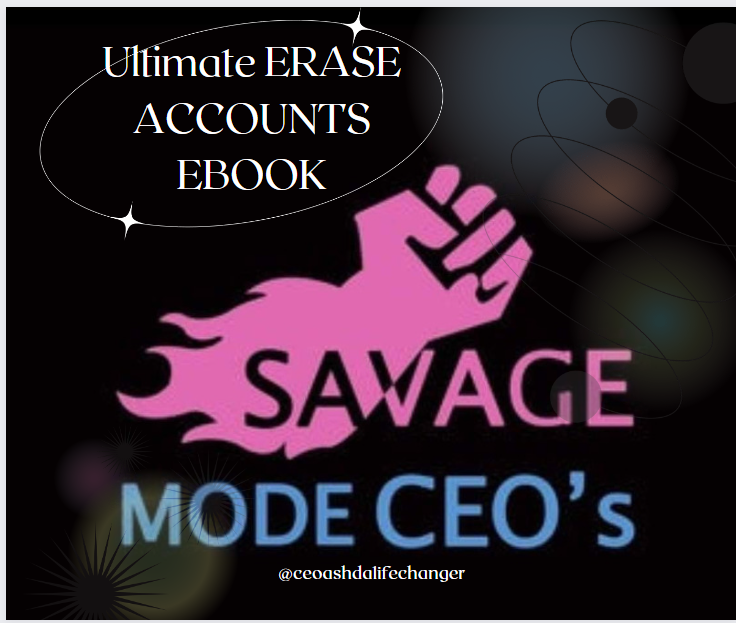 Ultimate Erase Accounts EBOOK